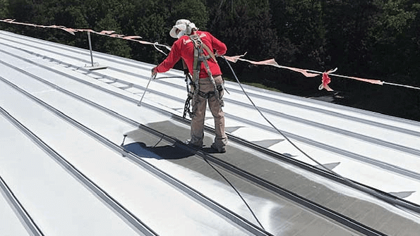 How Do You Spray Aluminum Roof Coating